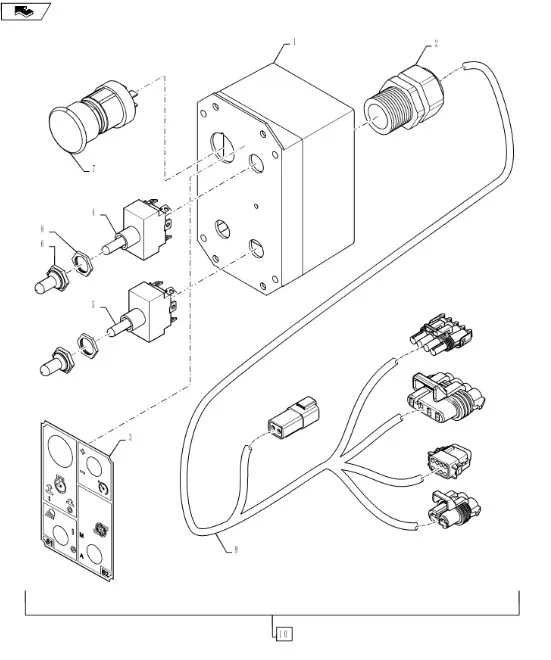 BN66117 - разъем пластиковый